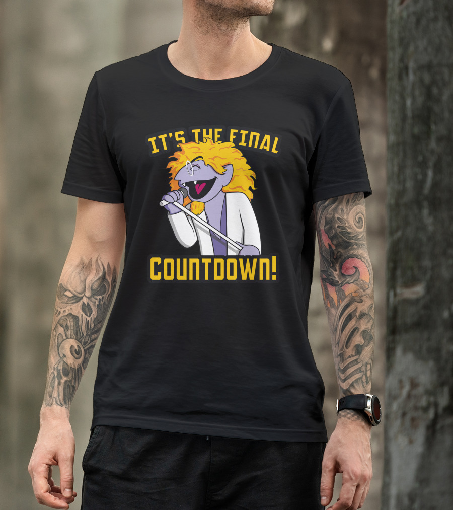 IT'S THE FINAL COUNTDOWN Puppet Singing Fun T-Shirt