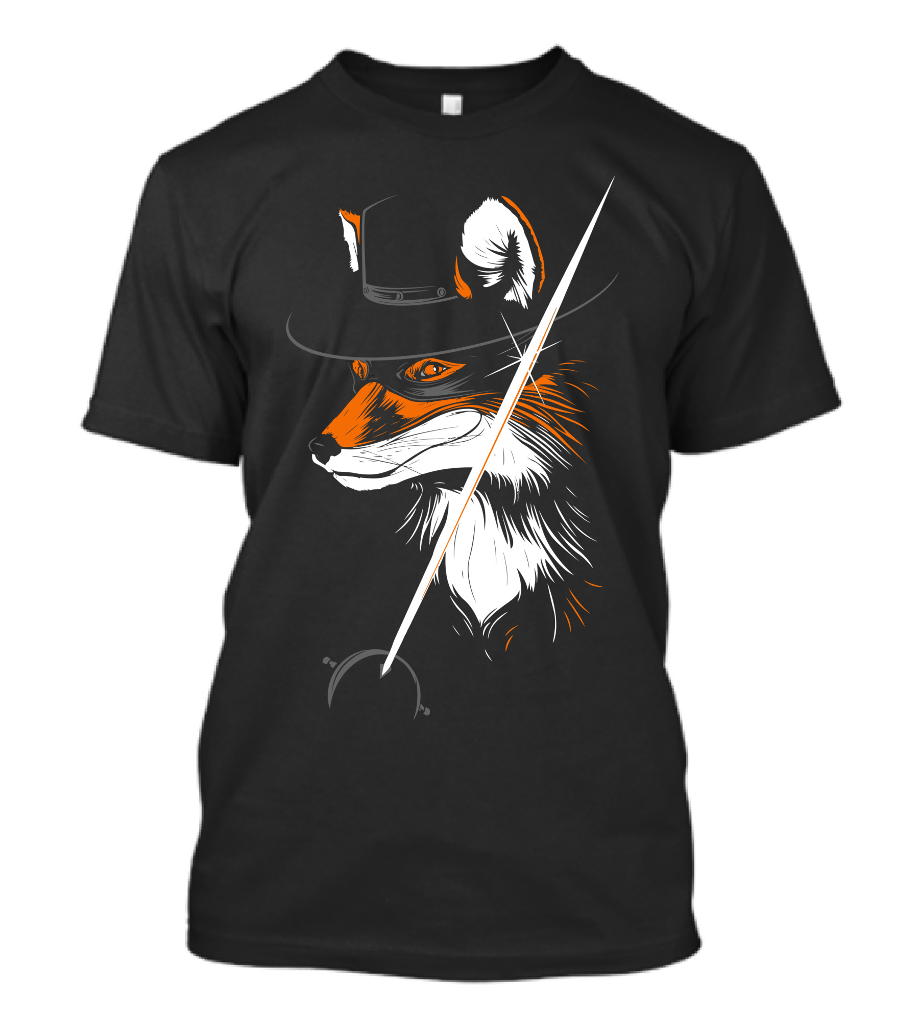 The Fox Fencing Mask Split T-Shirt