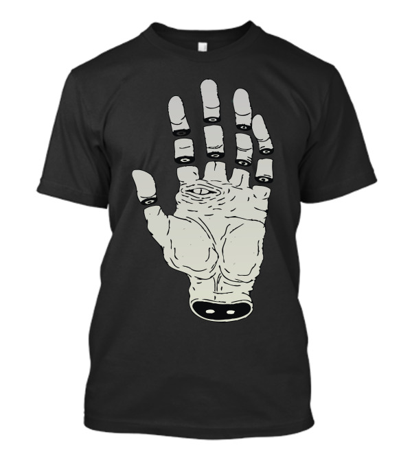 The Hand Of Destiny Eye Symbol In Palm T-Shirt