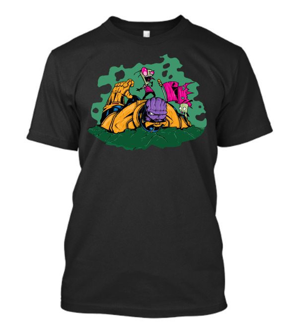 The Invader Vs Gir And Thanos Crossover T-Shirt