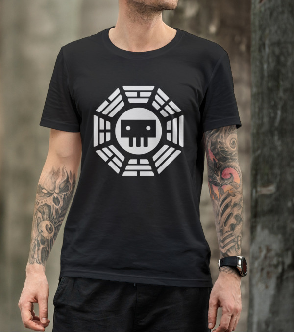 The Robot Initiative Dharma Hexagon Skull T-Shirt