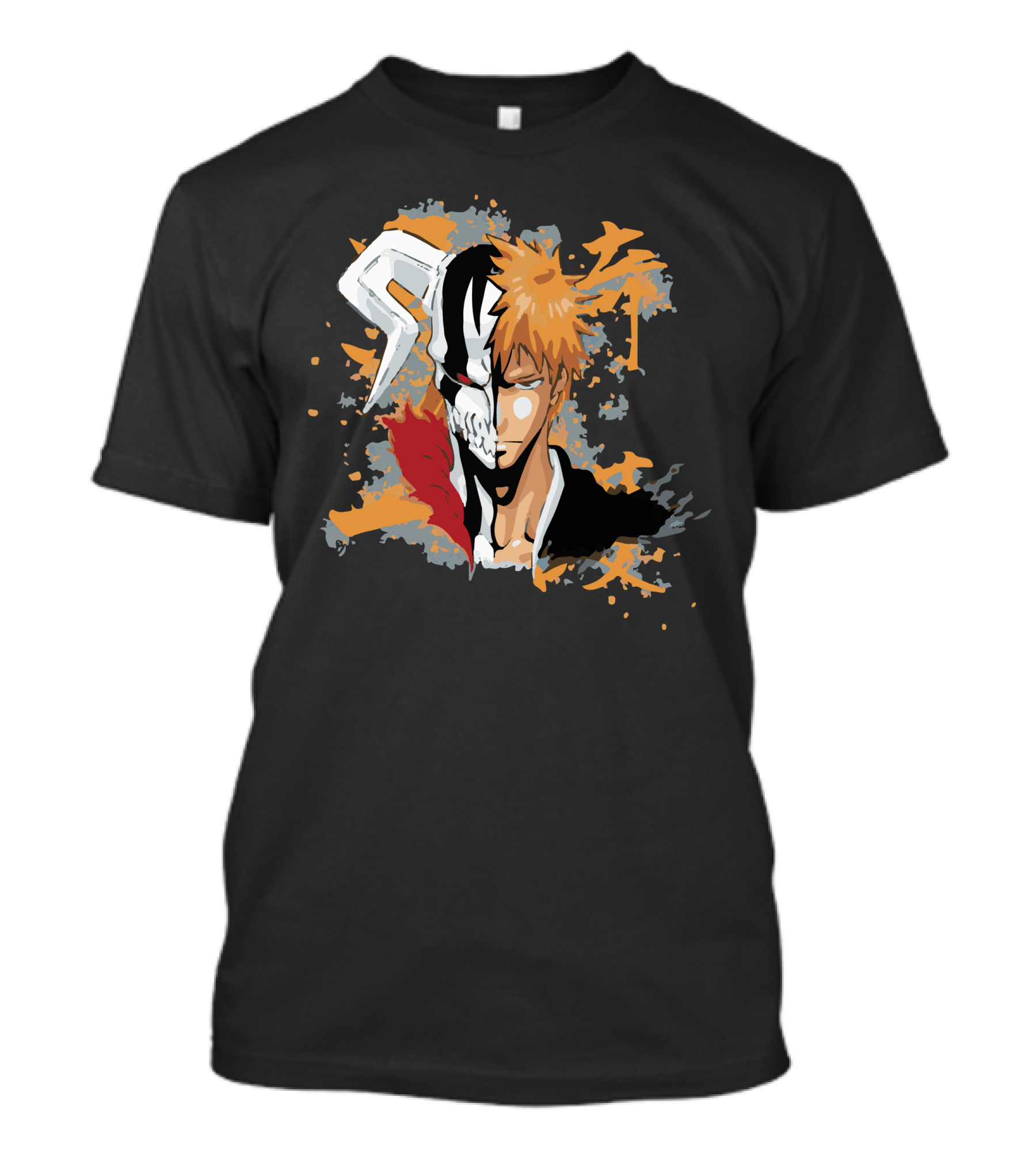 Shinigami And Hollow Duality In Bold Anime T-Shirt