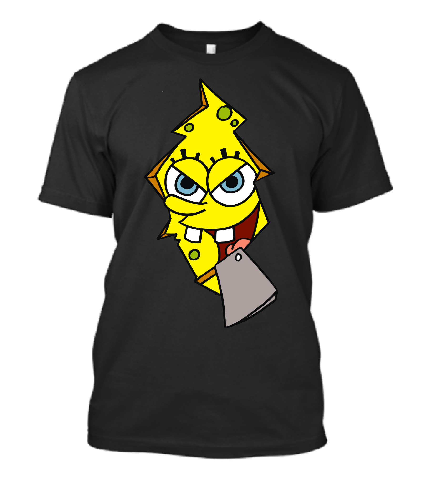 The Shining SpongeBob With Axe Expression T-Shirt