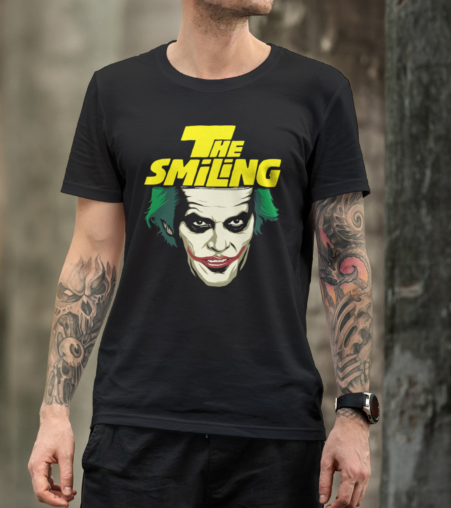 The Smiling Face With Green Hair And Dark Eyes T-Shirt