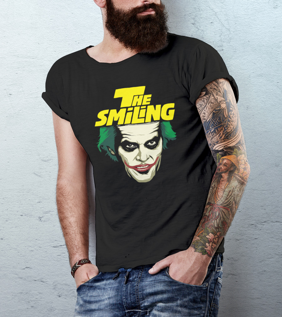 The Smiling Face With Green Hair And Dark Eyes T-Shirt