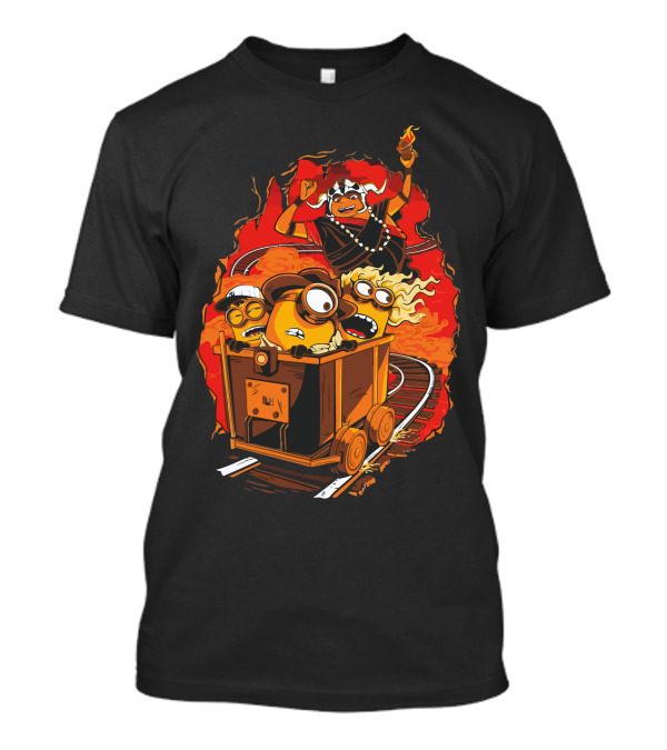 Indiana Jones Minions Adventure In Temple Of Doom T-Shirt