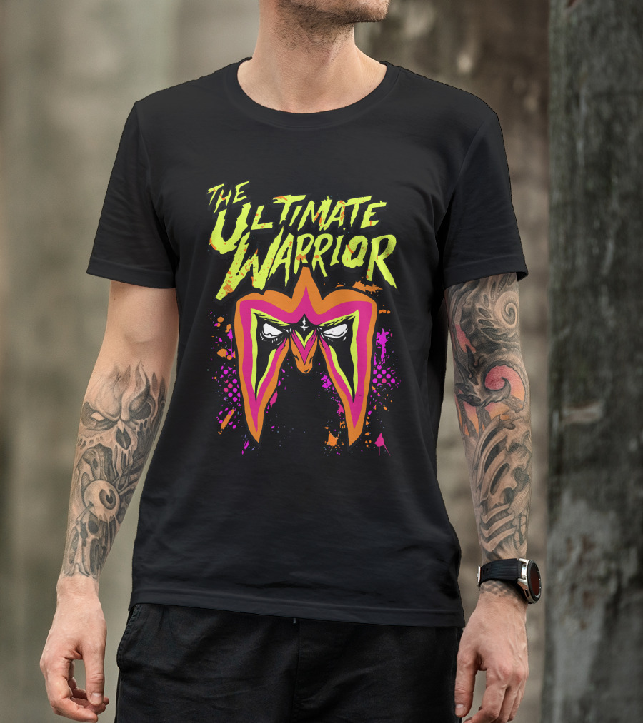 The Ultimate Warrior Face Paint Graphic And Text T-Shirt