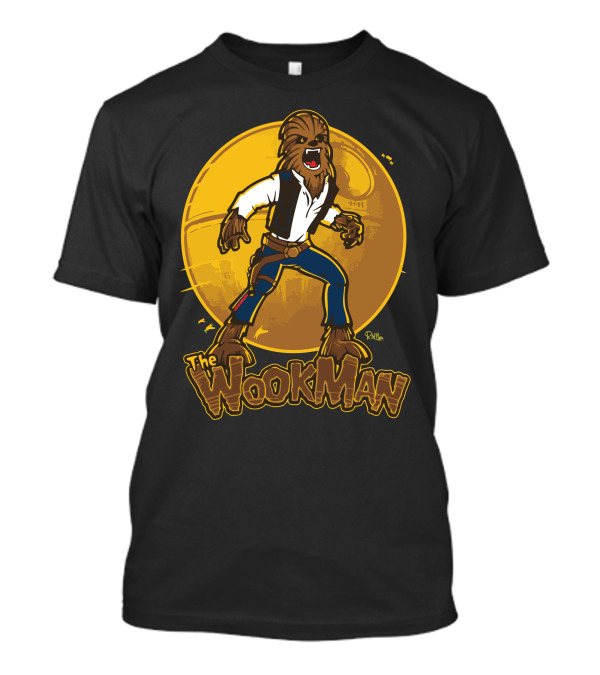 The Wookman Retro Style Character In Space Adventure T-Shirt