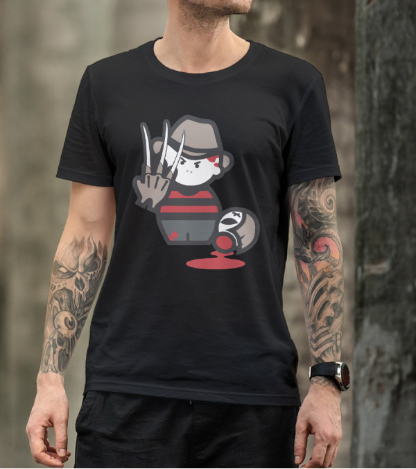 Freddy Krueger Cartoon Character Ideal Birthday Present T-Shirt
