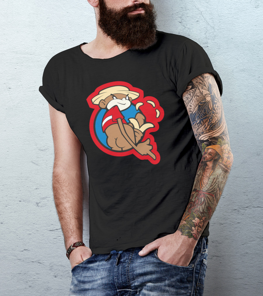 Super Troopers Johnny Chimpo Character T-Shirt