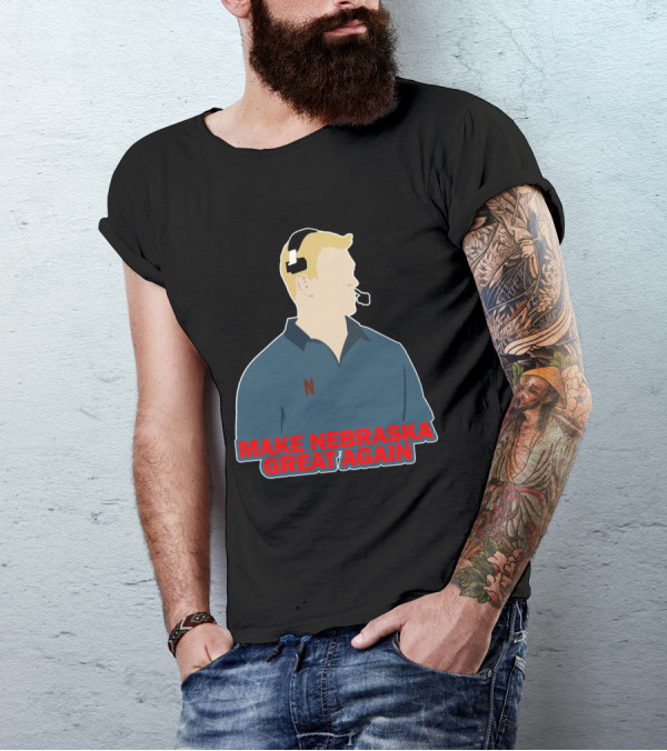 MAKE NEBRASKA GREAT AGAIN A335 Football Coach Headset T-Shirt