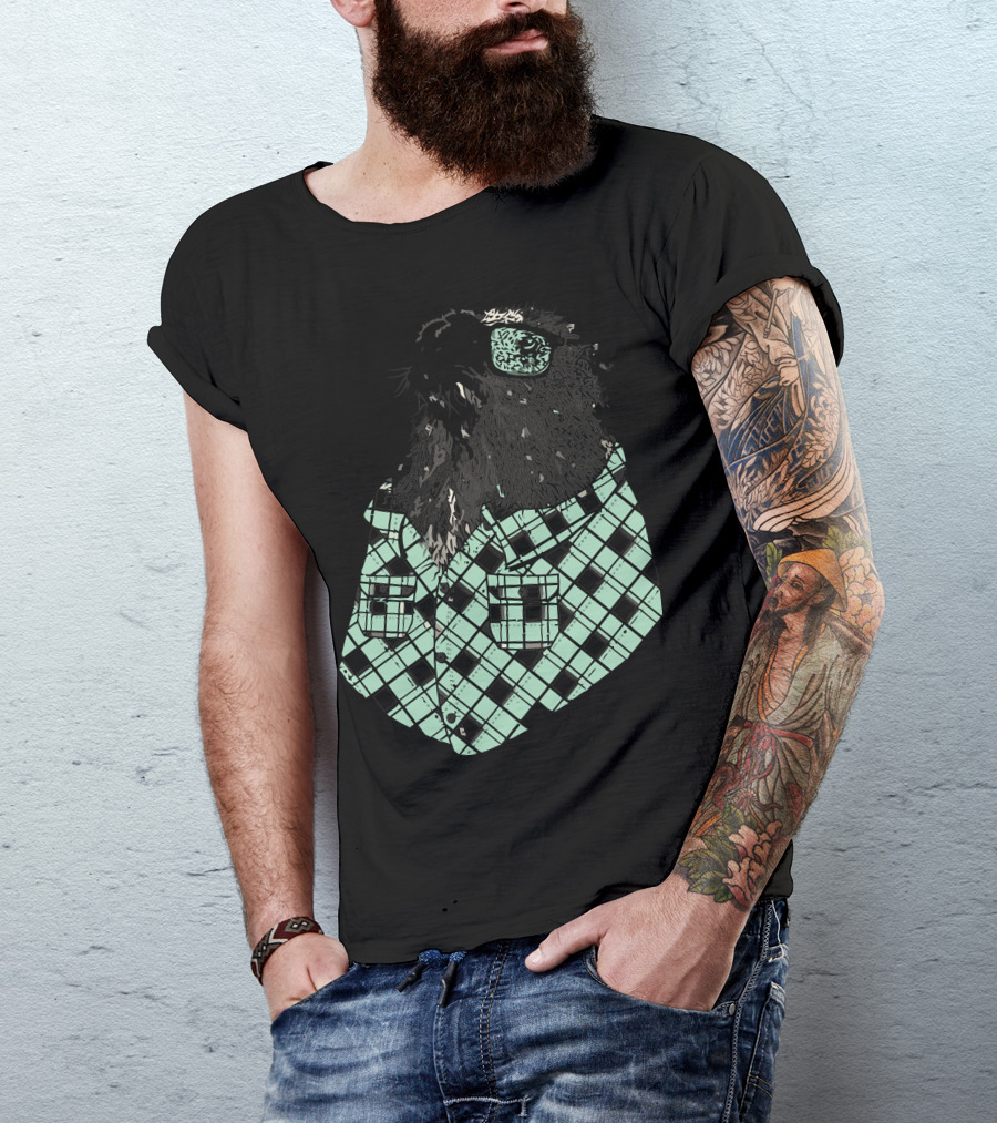 Meet The Woodchuck In Plaid Shirt With Sunglasses T-Shirt