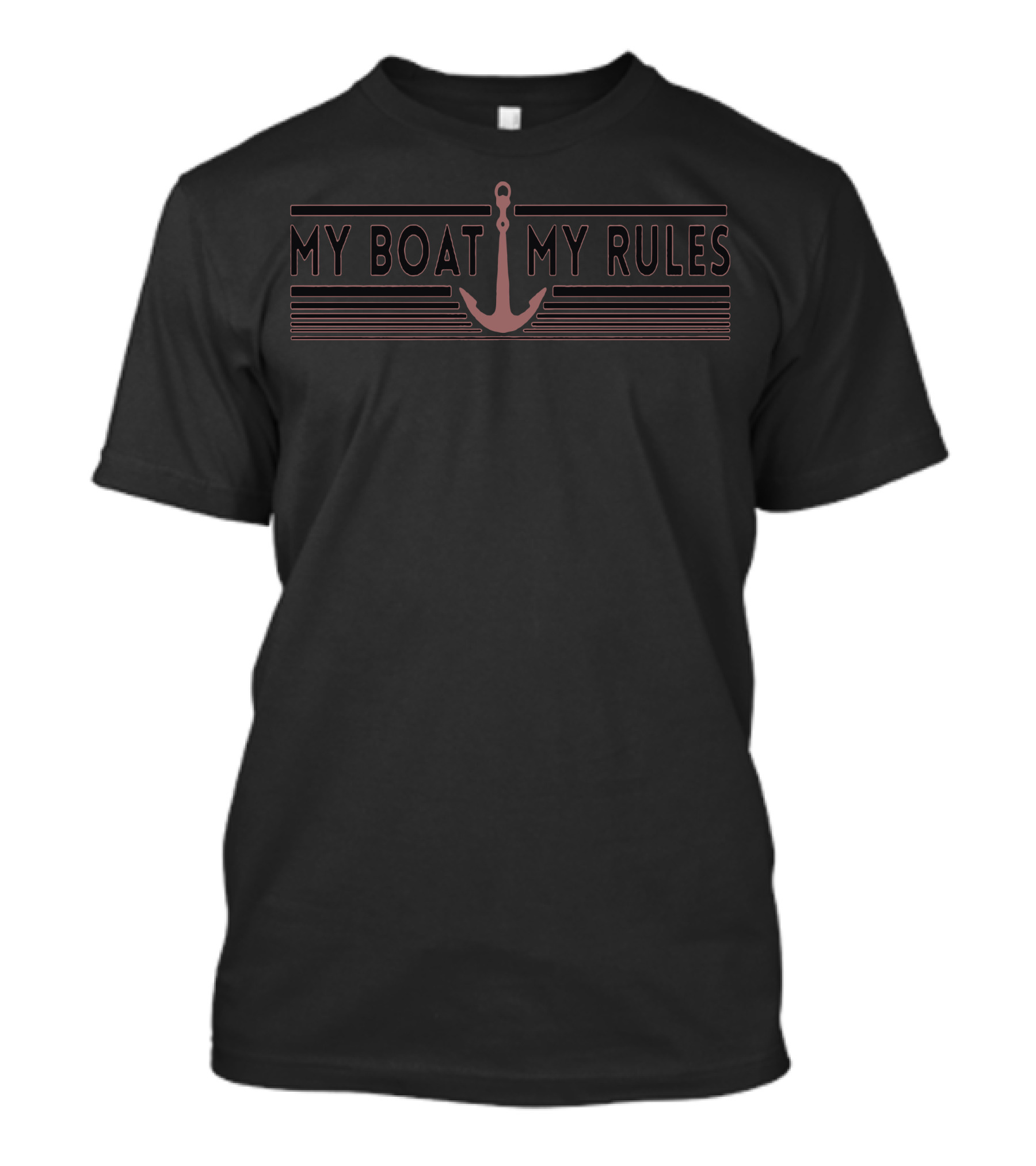 My Boat My Rules Anchor T-Shirt