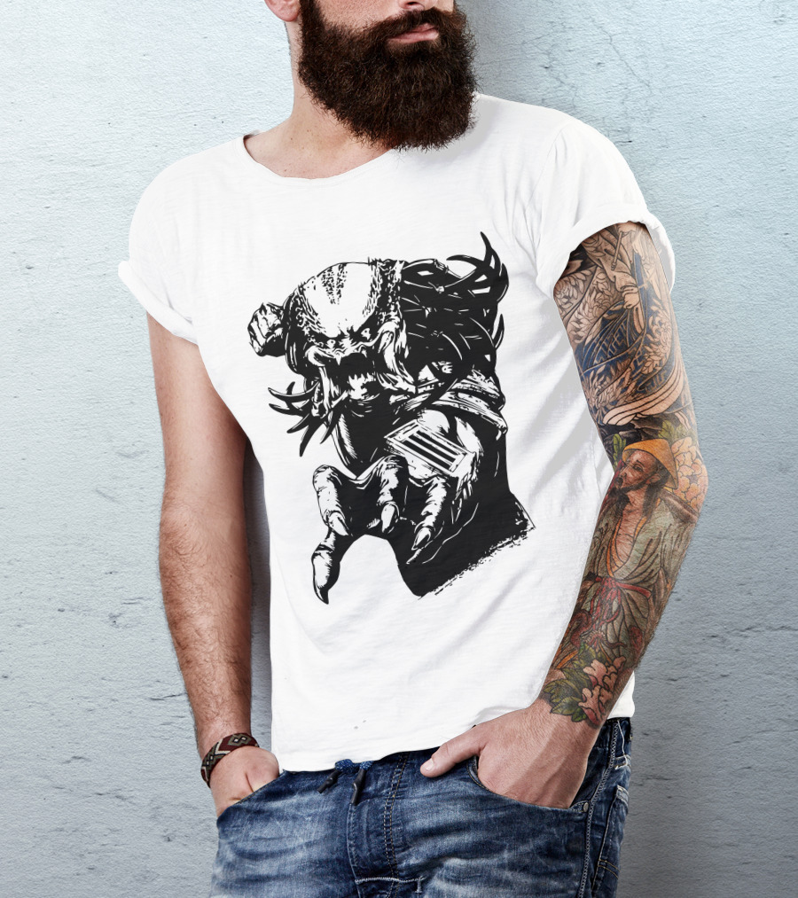 Predator Iconic Alien Hunter Threatening Stare T-Shirt