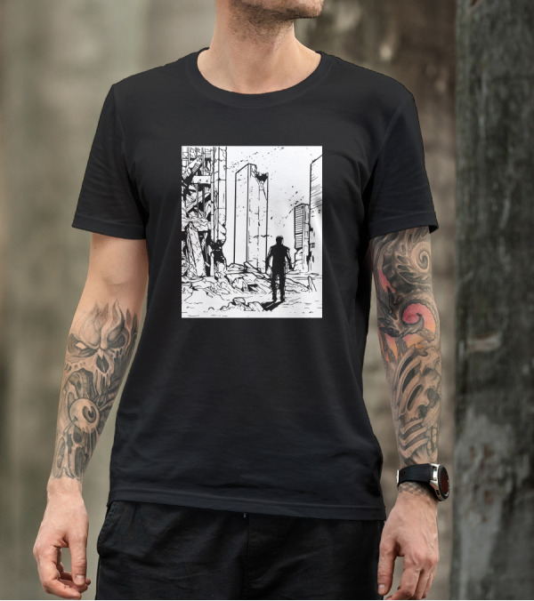 ApocalypsePresent Post-Apocalyptic Cityscape Birthday T-Shirt