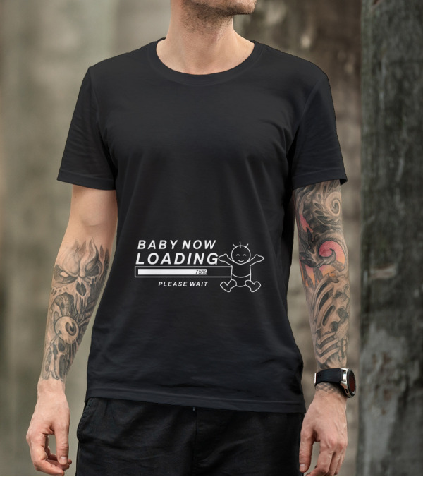 Baby Now Loading 75% Please Wait Cute Baby T-Shirt