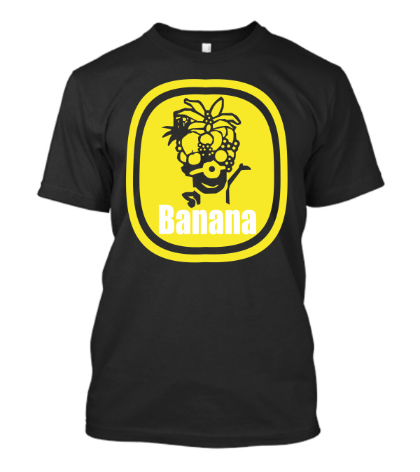 Minion With Fruit Hat Banana Herren T-Shirt