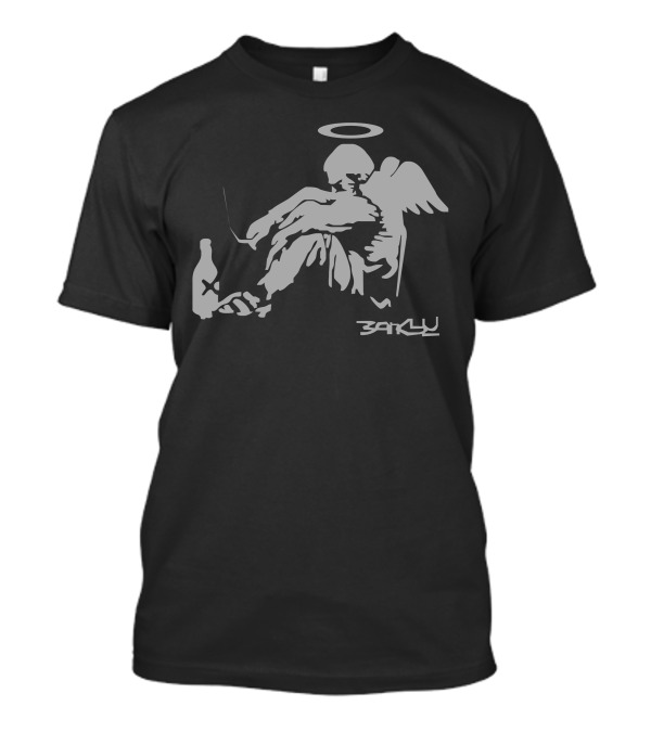 Banksy Fallen Angel Barclu T-Shirt