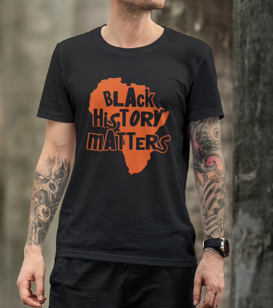 Black History Matters Africa T-Shirt