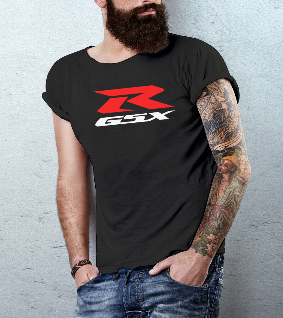 GSX R Red And White T-Shirt