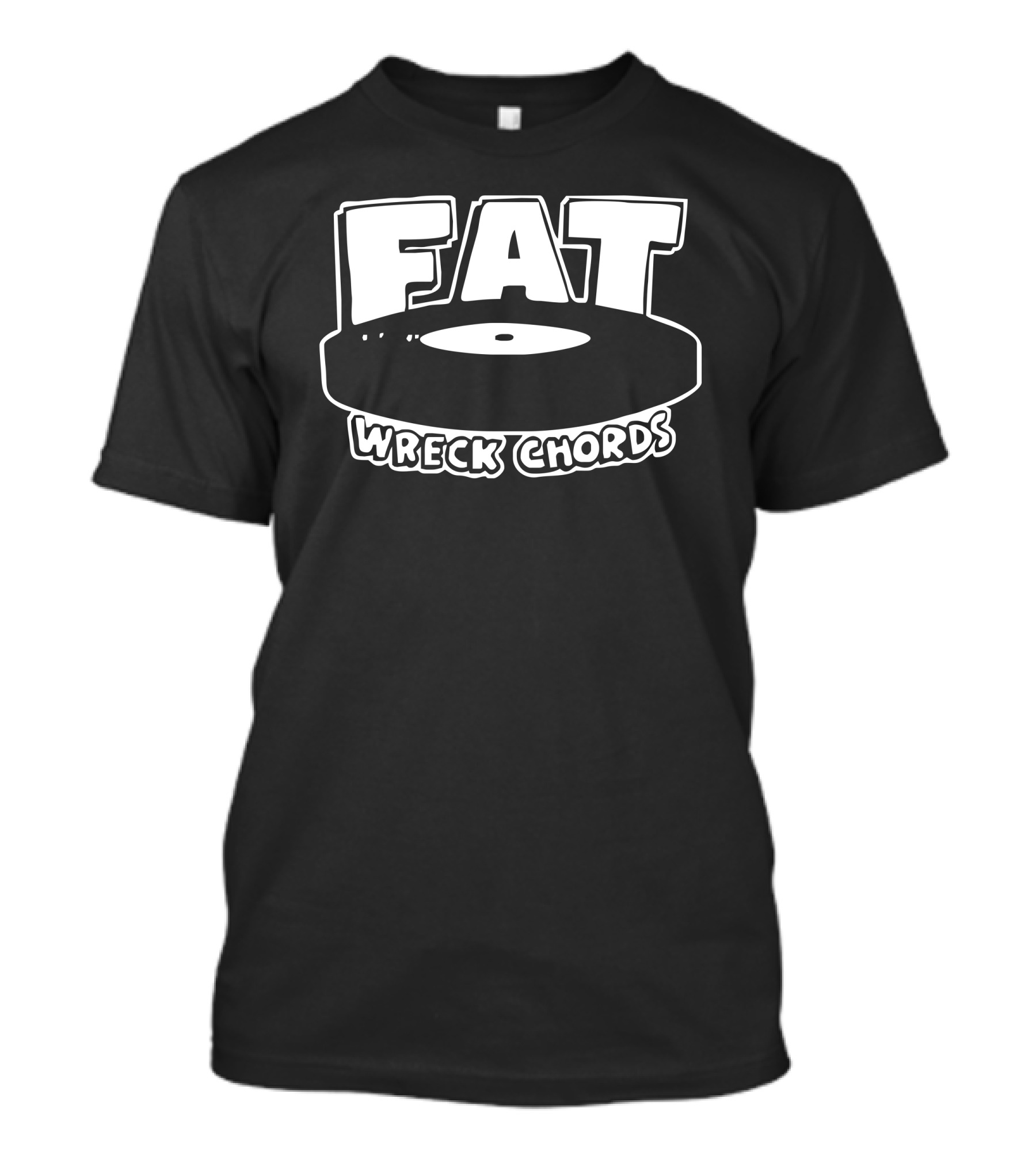 Fat Wreck Chords Black Vinyl Record T-Shirt