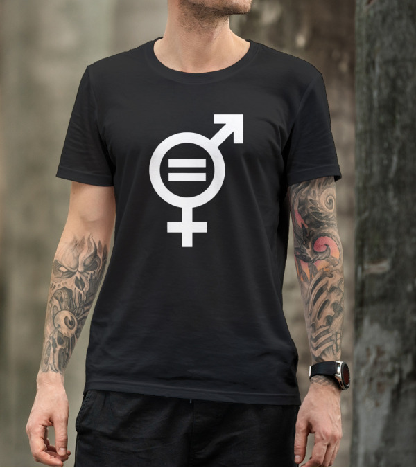 Gender Equality Symbol With Male And Female Icons And Equal Sign T-Shirt
