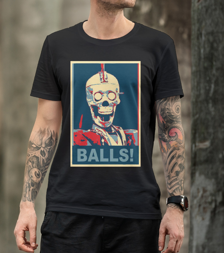 Geoff Robot Balls Craig Ferguson Late Show T-Shirt