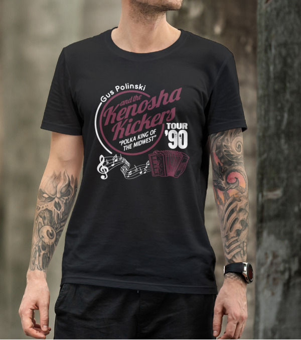 Gus Polinski And The Kenosha Kickers Tour '90 Polka King Of The Midwest Home Alone T-Shirt