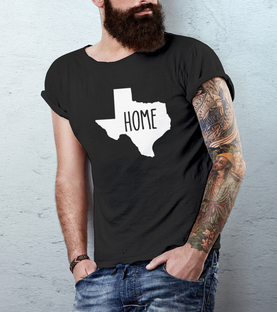 Home Texas State Outline T-Shirt