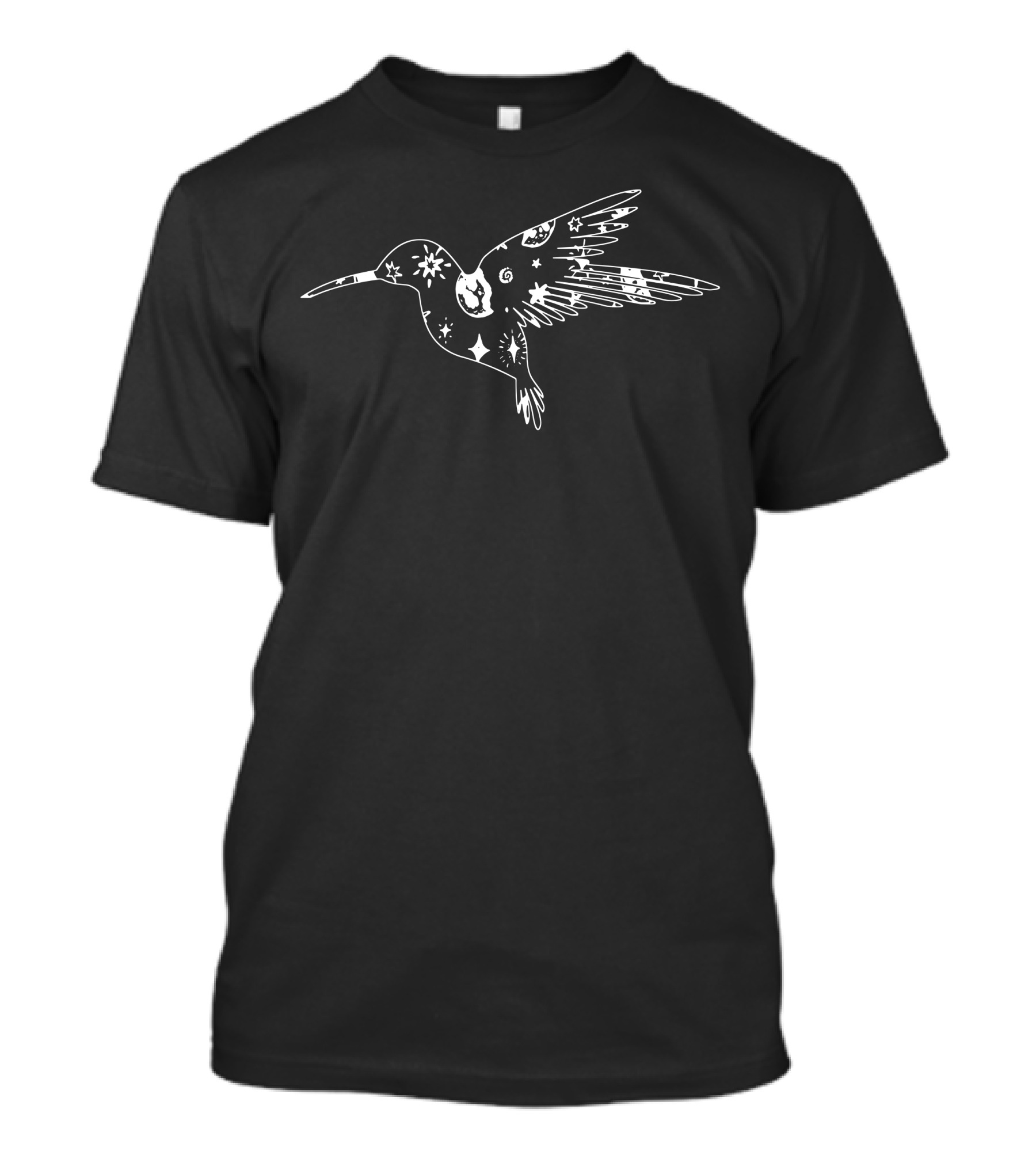 Hummingbird 102 Duck Celestial Night Sky T-Shirt