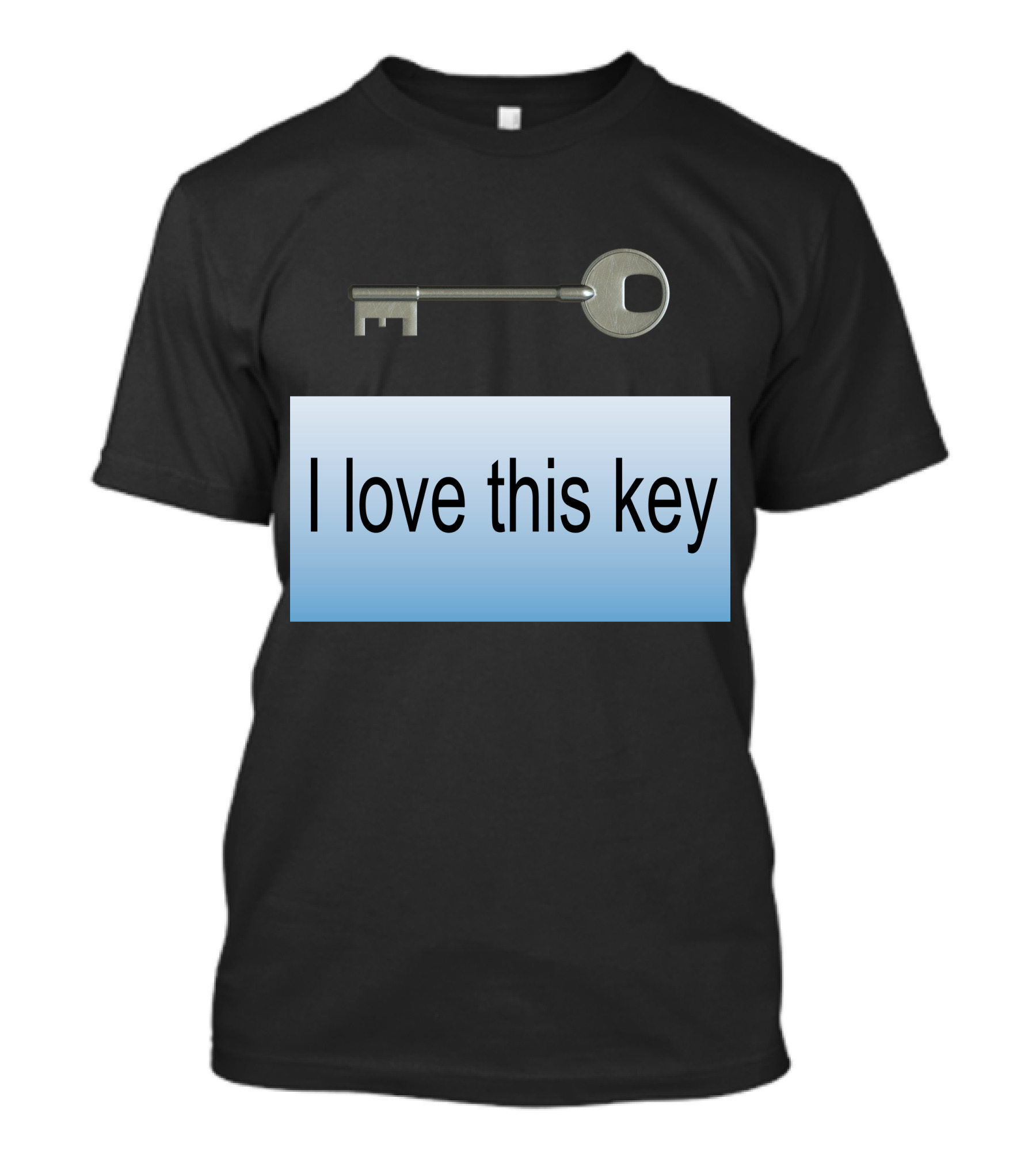 I Love This Key Classic Silver T-Shirt