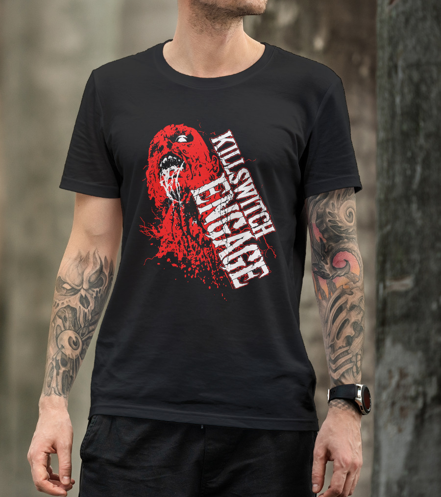 Killswitch Engage Red Splatter Horror T-Shirt