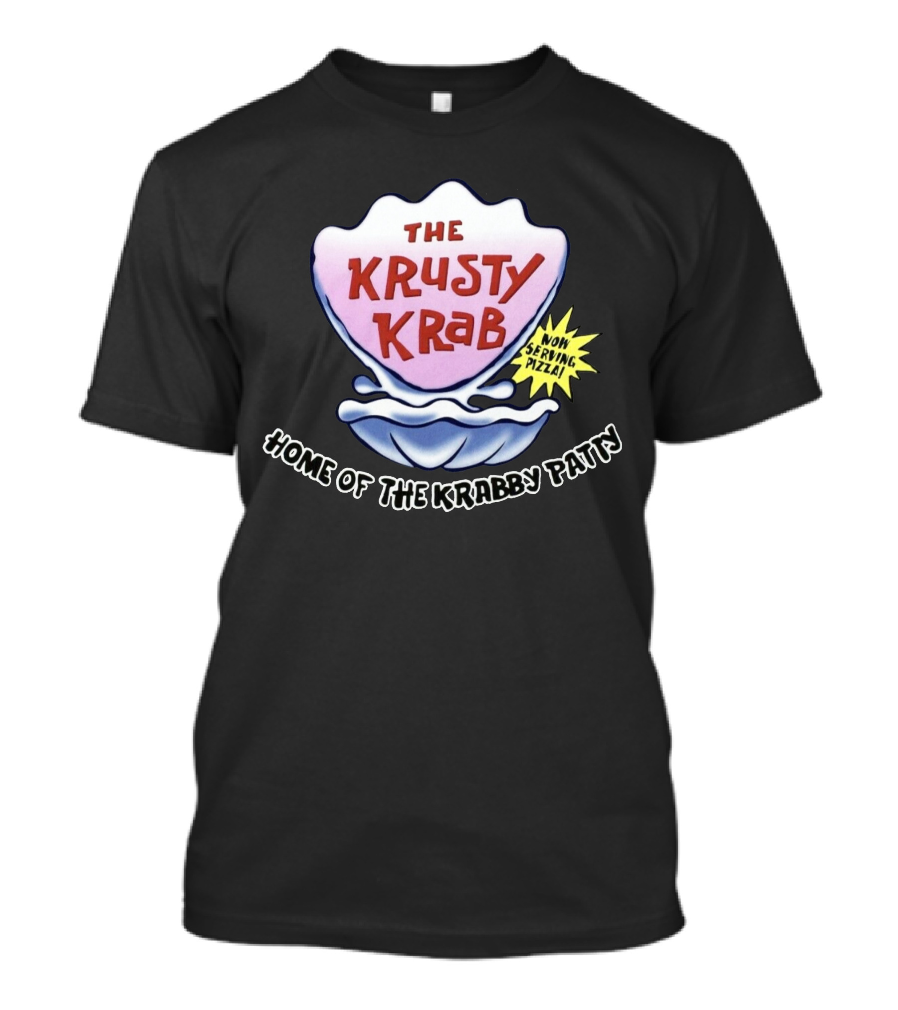 The Krusty Krab Now Serving Pizza Home Of The Krabby Patty T-Shirt