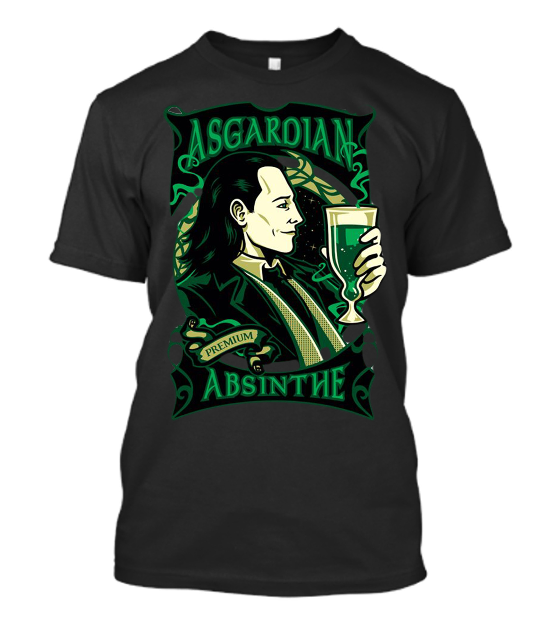 Asgardian Absinthe Premium Loki Tom Hiddleston T-Shirt