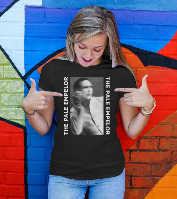 Marilyn Manson The Pale Emperor Blurred Monochrome T-Shirt