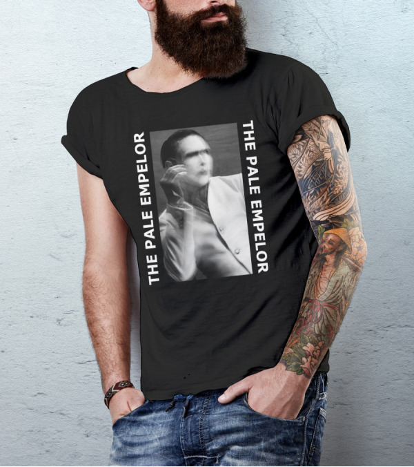 Marilyn Manson The Pale Emperor Blurred Monochrome T-Shirt