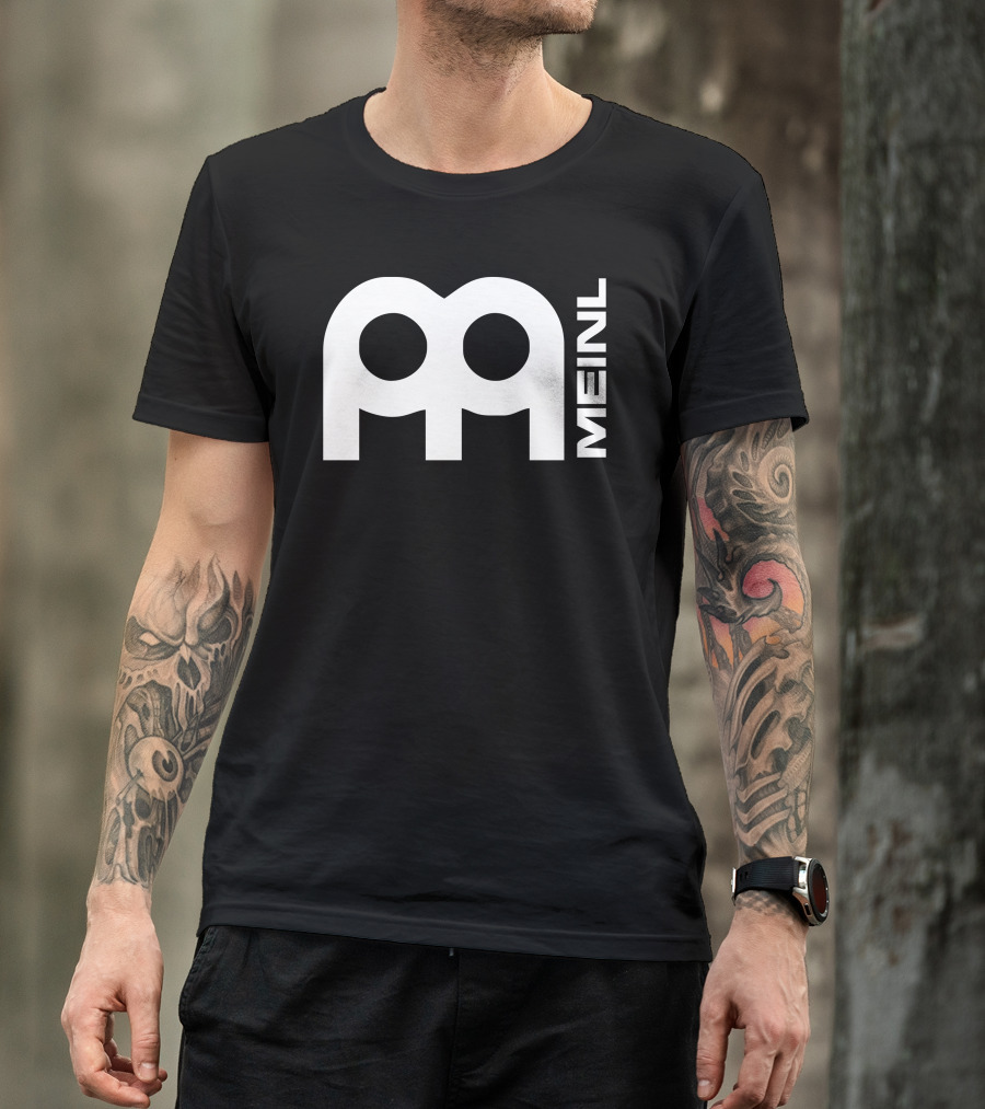 Meinl Logo Black And White Classic T-Shirt