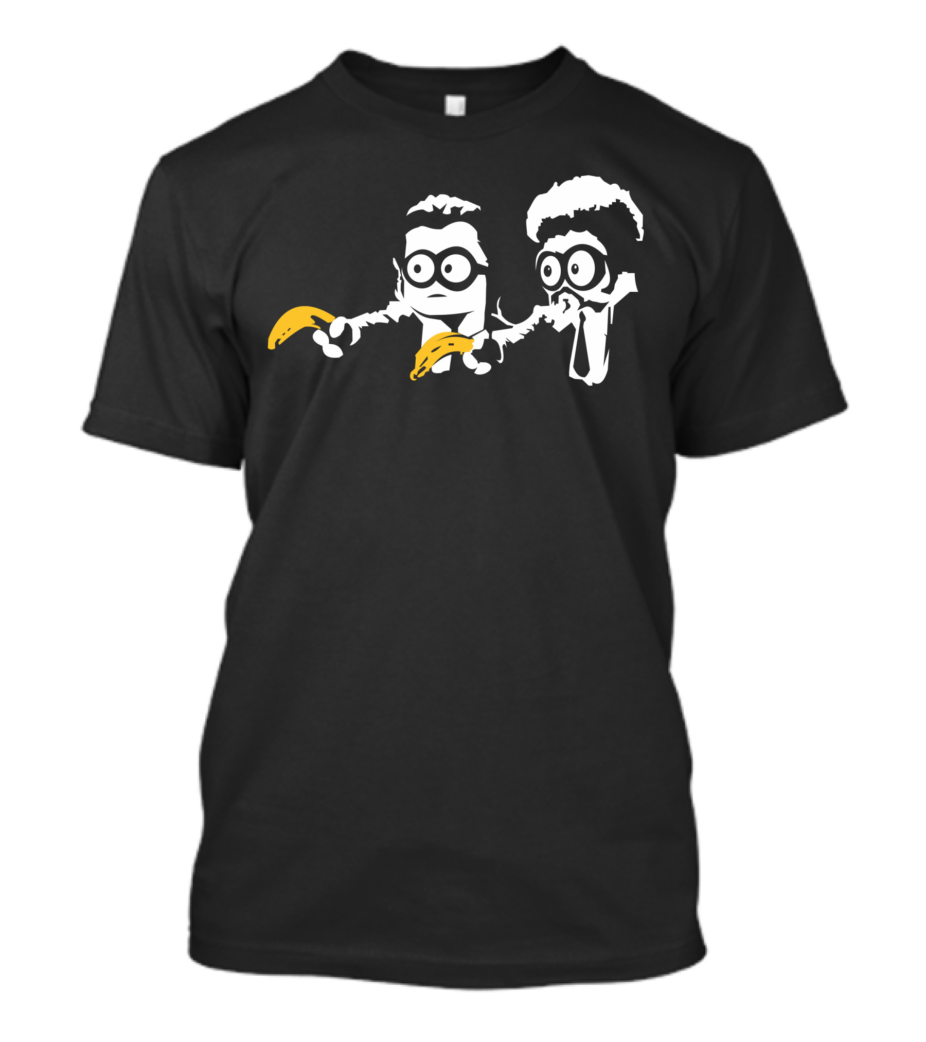 Minion Pulpe Fiction Parody With Bananas T-Shirt