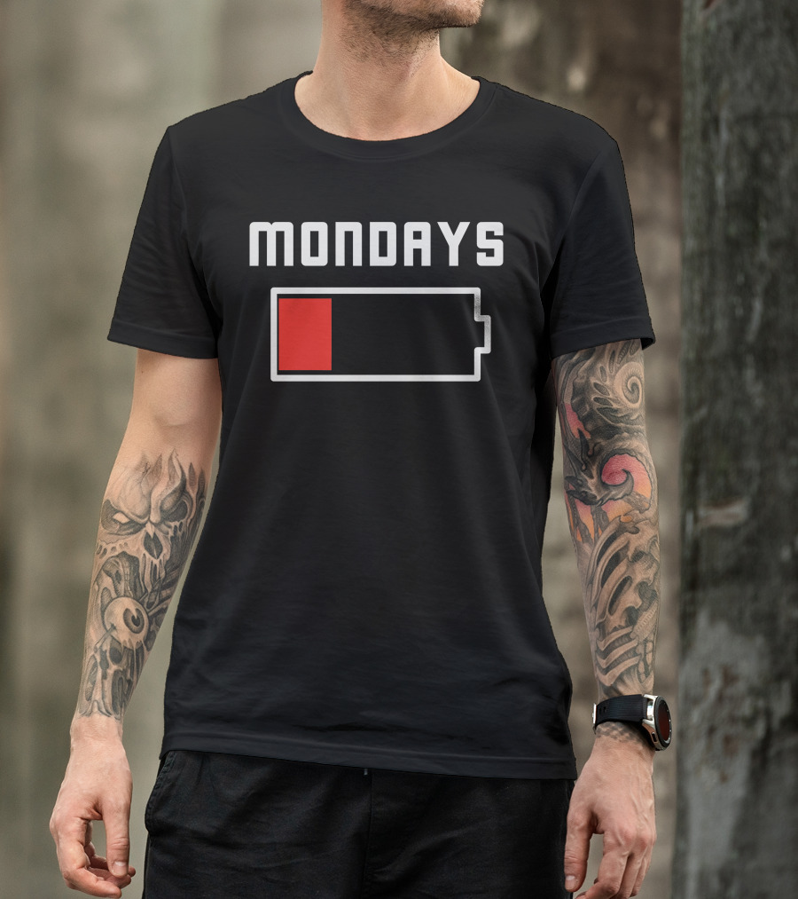MONDAYS Low Battery T-Shirt