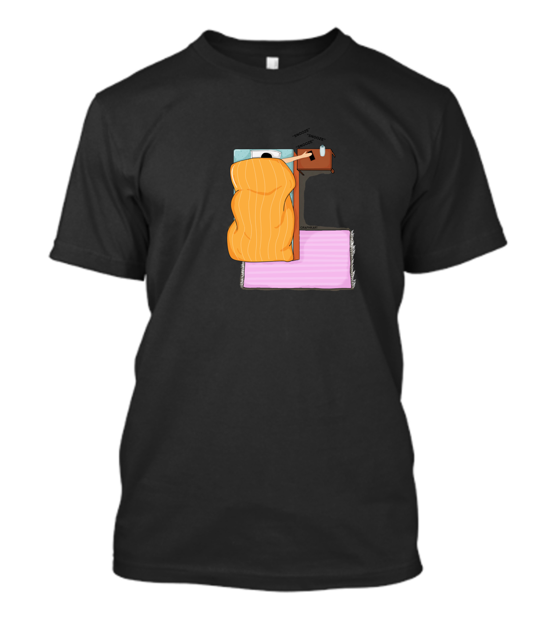 Snooze Morning Bedtime Alarm Clock T-Shirt