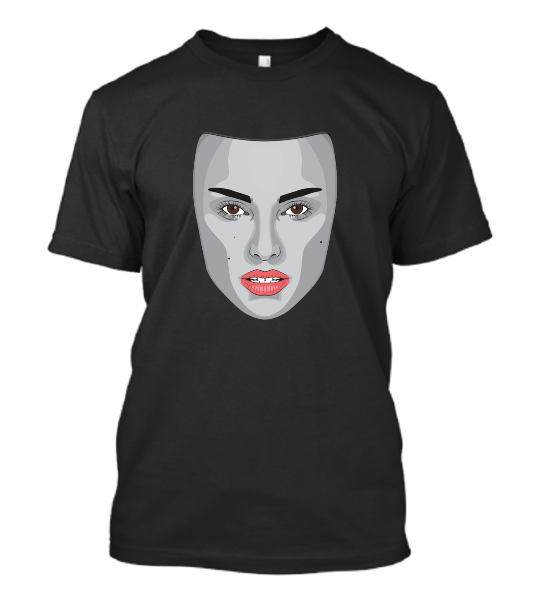 Natalie Portman Illustration Face T-Shirt