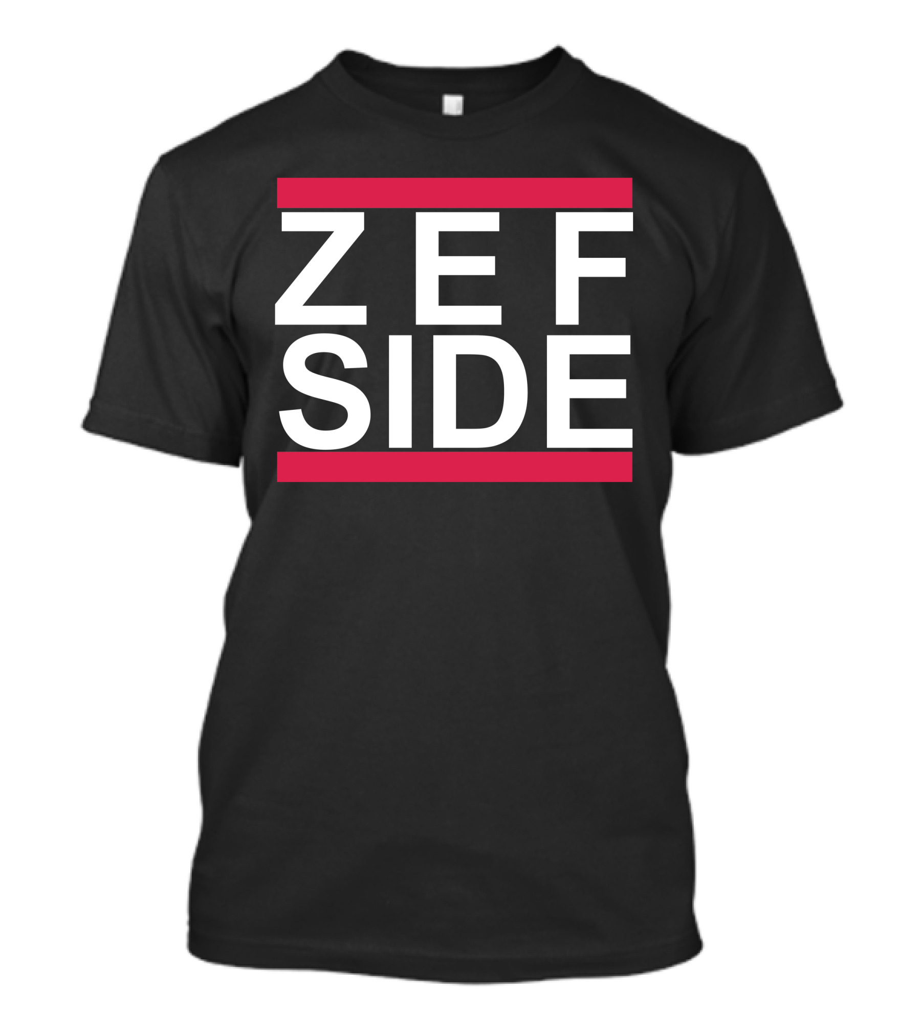 New Hot Zef Side Die Antwoord Bold White Letters Red Stripes T-Shirt