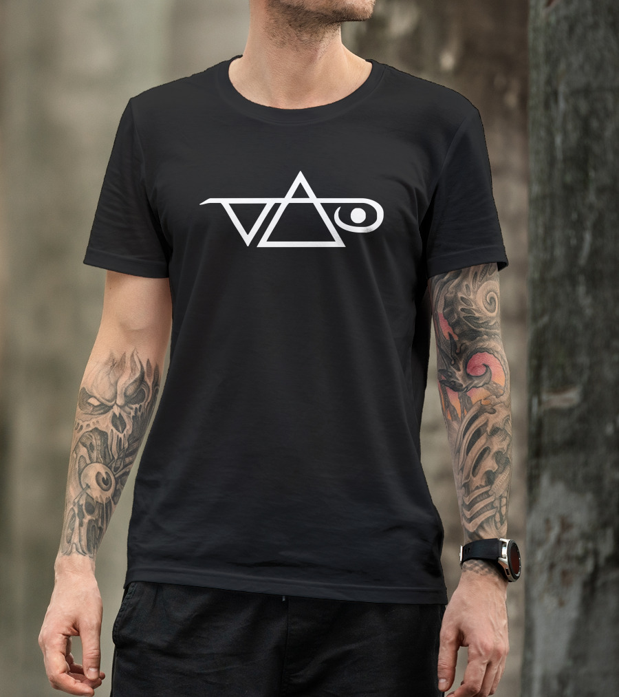 Steve Vai Logo Triangular Symbol Text T-Shirt