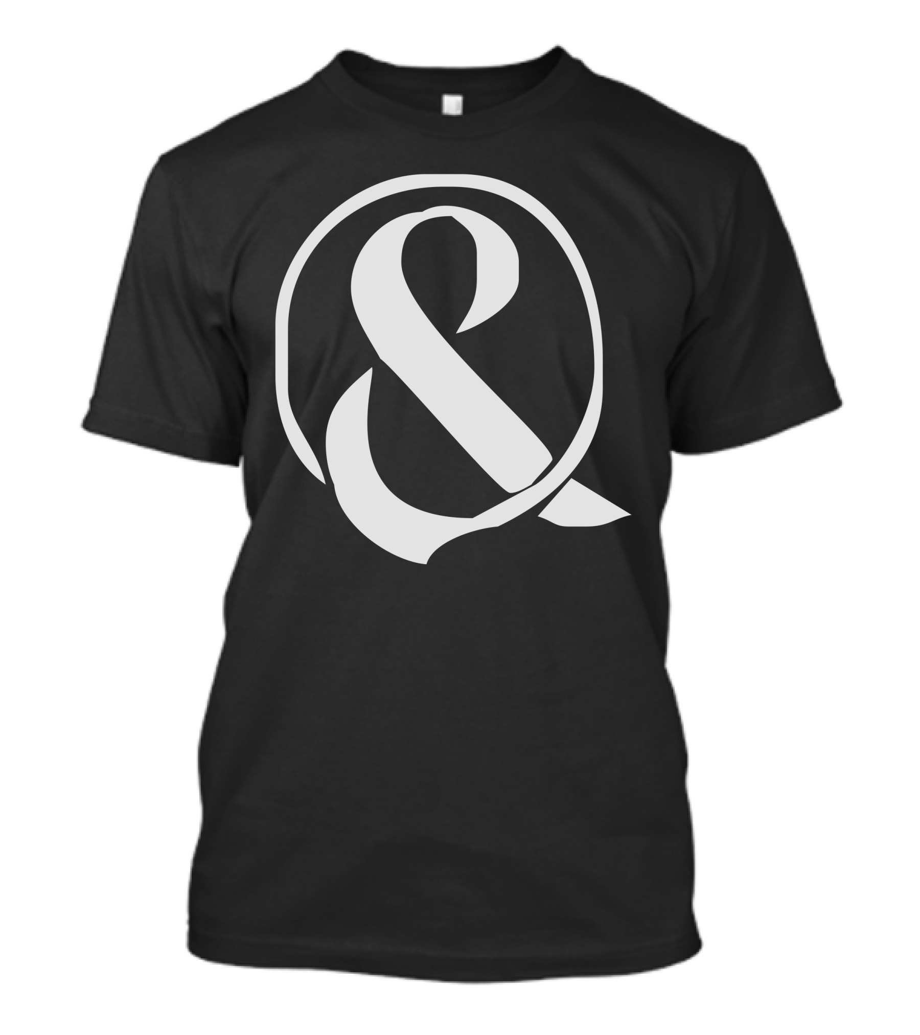 Of Mice And Men Ampersanarchy2 Ampersand Icon Black White Contrast T-Shirt