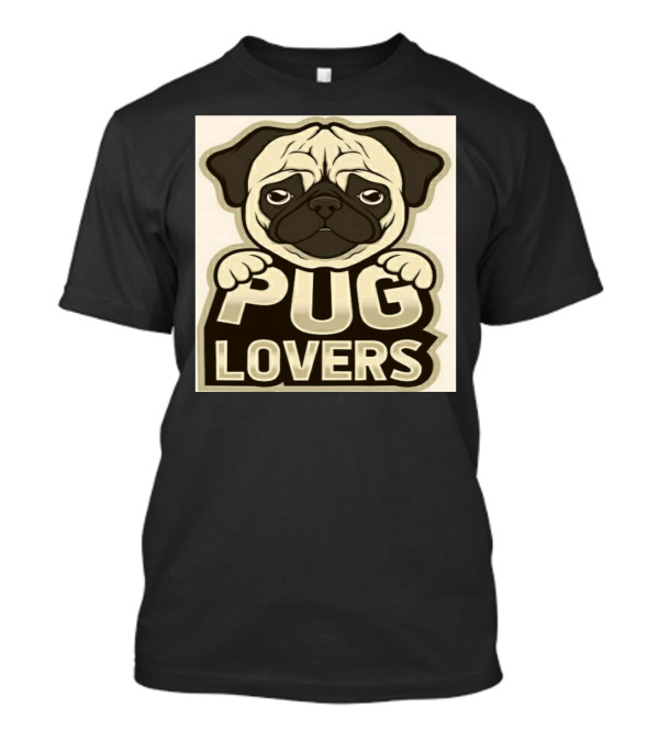 Pug Lovers Adorable Dog Fans T-Shirt