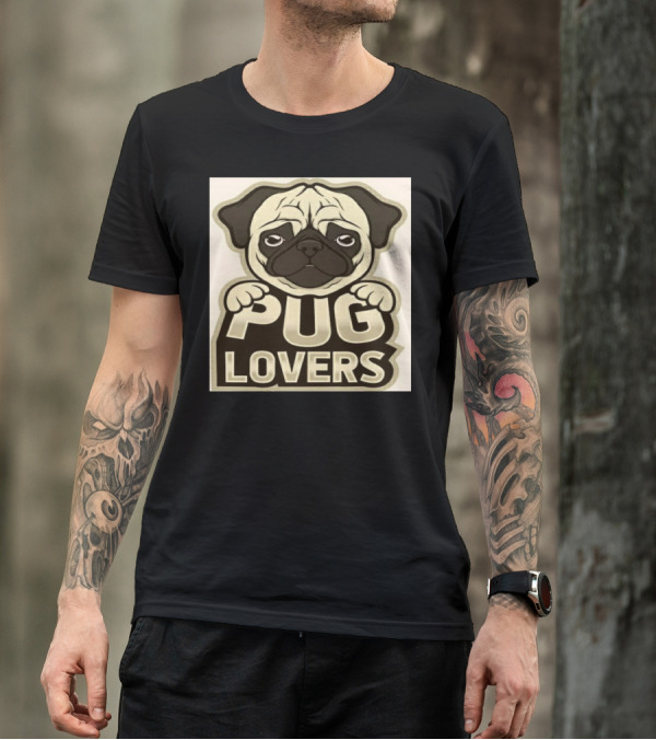 Pug Lovers Adorable Dog Fans T-Shirt