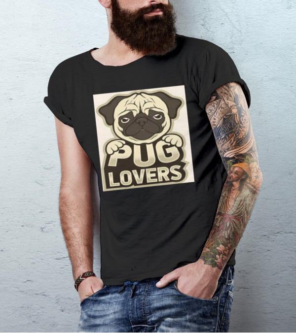 Pug Lovers Adorable Dog Fans T-Shirt