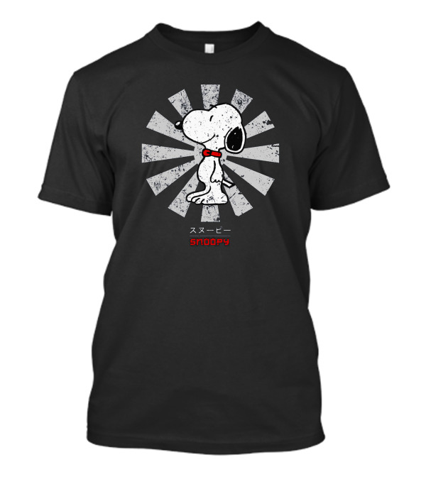 Retro Snoopy Kana Sunburst T-Shirt