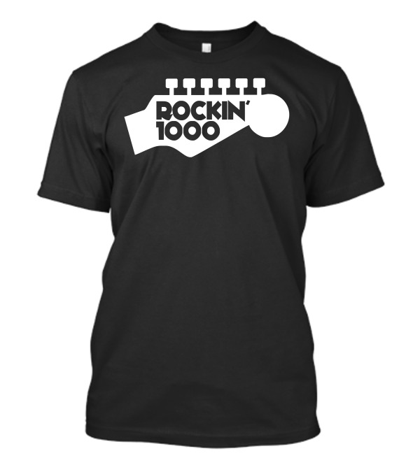 Rockin 1000 Guitar Headstock T-Shirt
