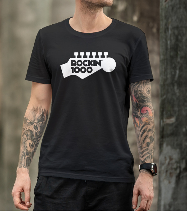 Rockin 1000 Guitar Headstock T-Shirt